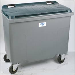 Contenedor de basura 500lts Plastic Omnium